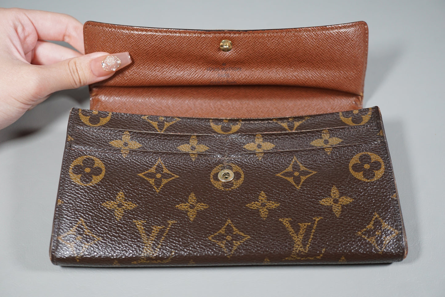 Louis Vuitton Portefeuille Sarah Bifold Monogram Long M61734 Wallet