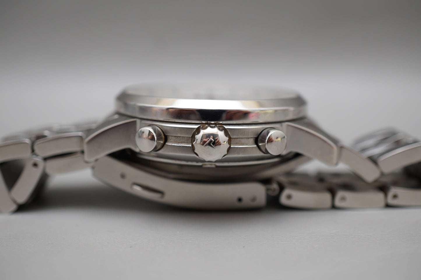 Tissot PRC 200 T461 White Silver Dial Quartz Chronograph Watch Swiss Made
