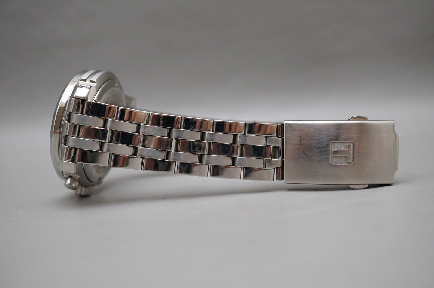Tissot PRC 200 T461 White Silver Dial Quartz Chronograph Watch Swiss Made