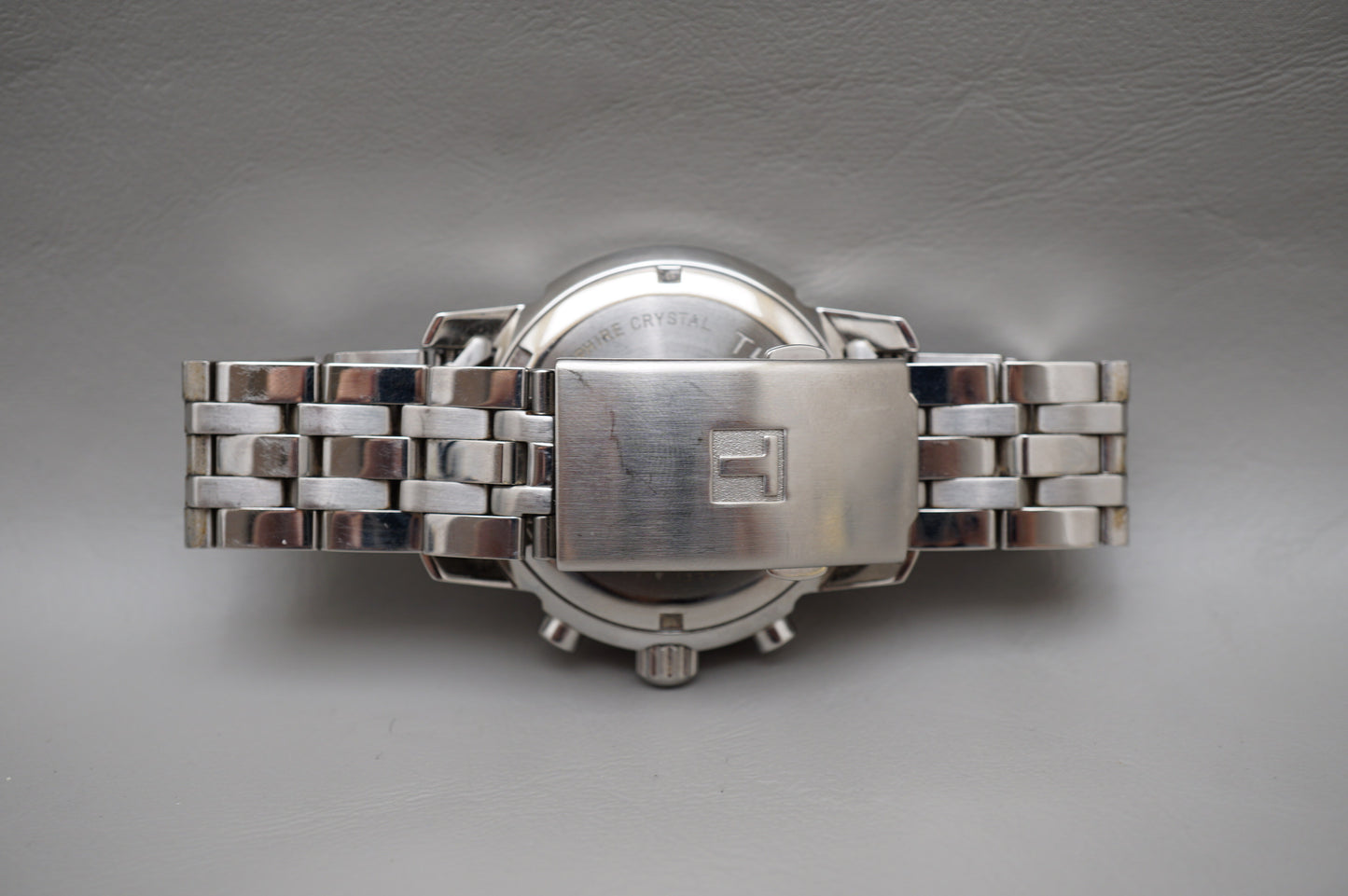 Tissot PRC 200 T461 White Silver Dial Quartz Chronograph Watch Swiss Made