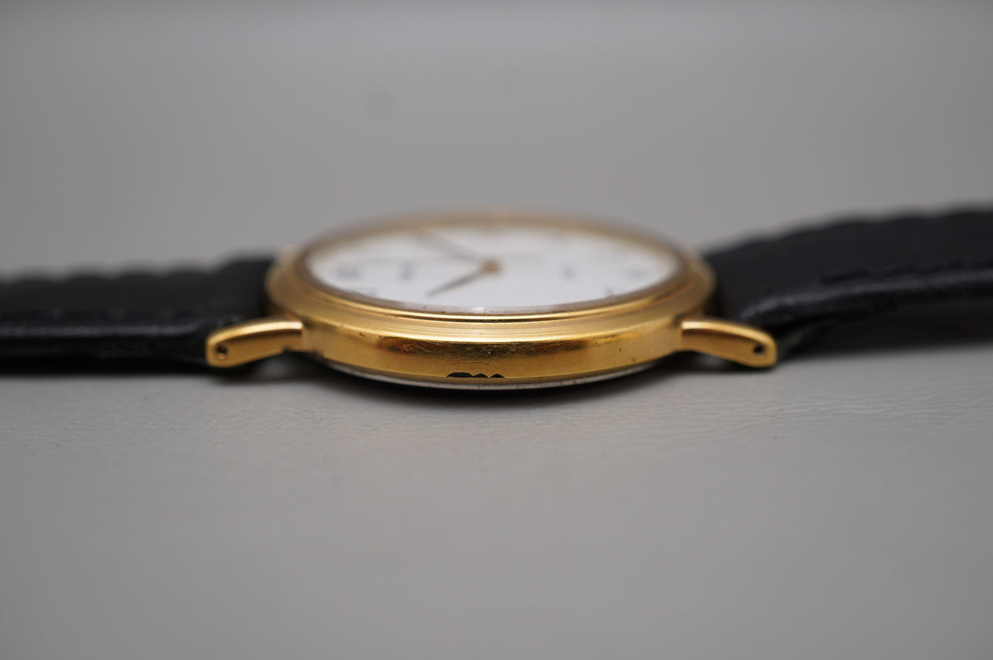 Seiko Spirit 5E21-6000 Gold Tone White Dial Quartz Watch