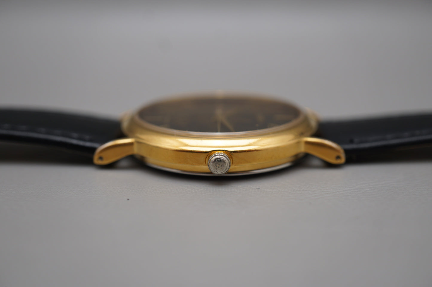 Vintage Seiko 7N21-8A00 Black Gold Tone 1998 Nagano Olympics Quartz Watch