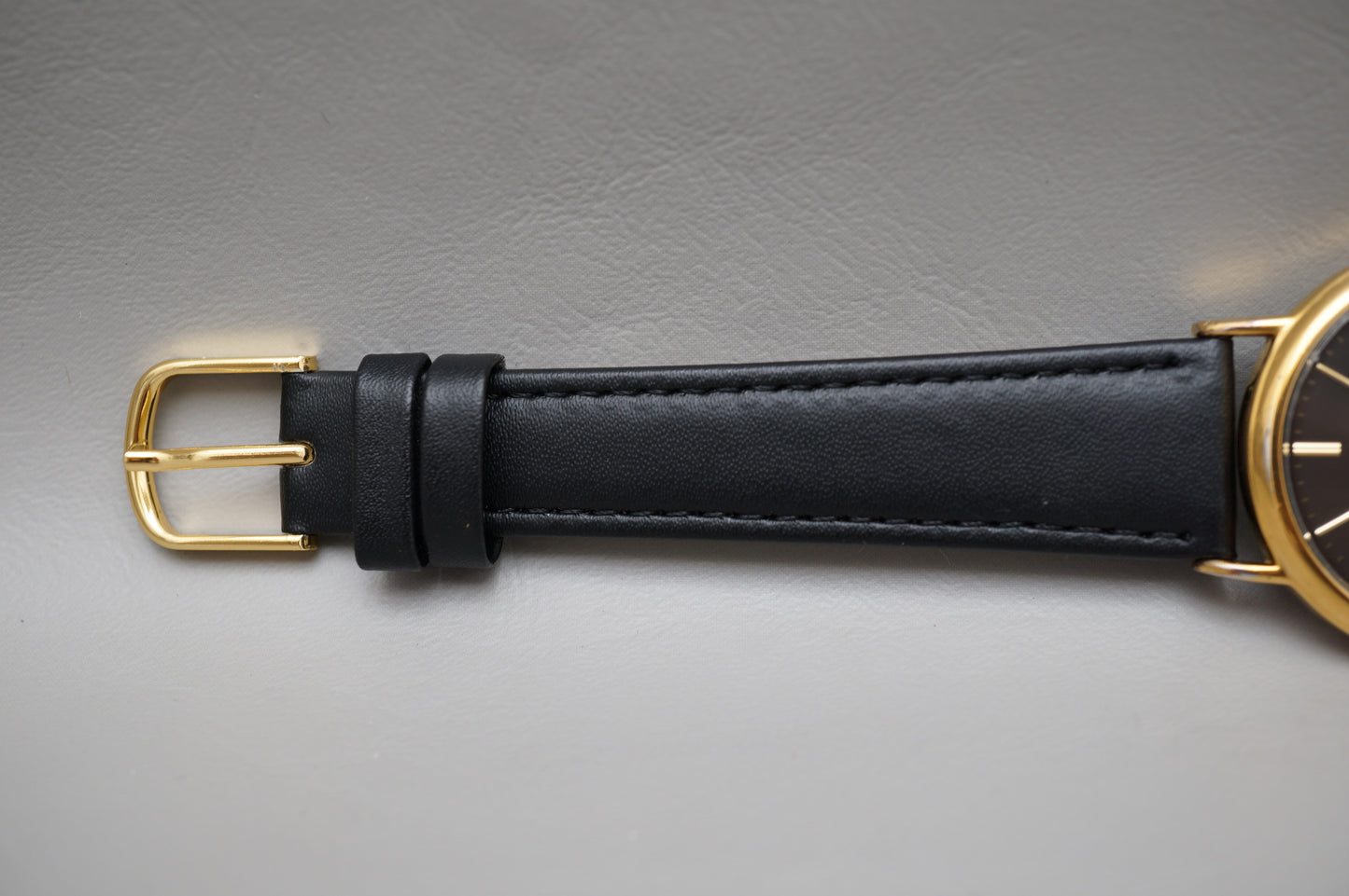 Vintage Seiko 7N21-8A00 Black Gold Tone 1998 Nagano Olympics Quartz Watch