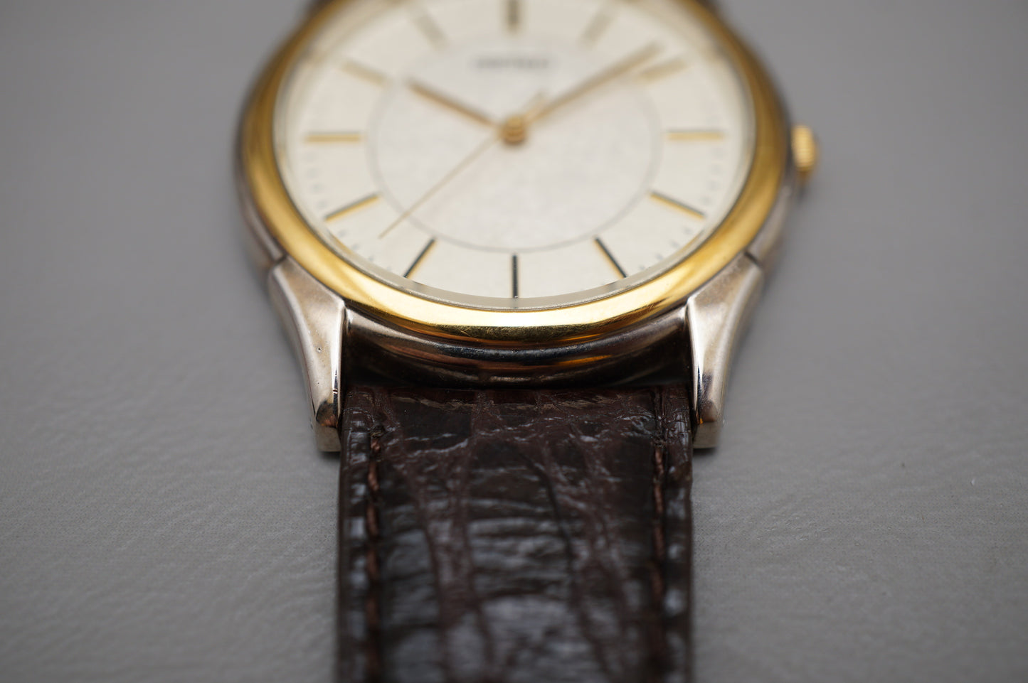 Seiko Spirit SBTB006 7N01 Two Tone Textured Dial JDM Quartz Watch