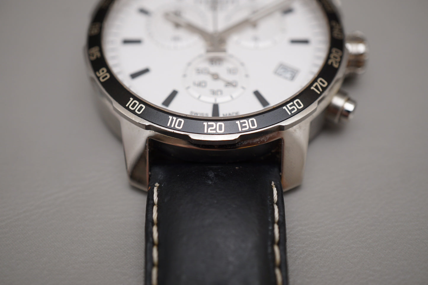 Tissot T095.417.16.037.00 Quickster White Dial Chronograph Tachymeter Quartz Watch
