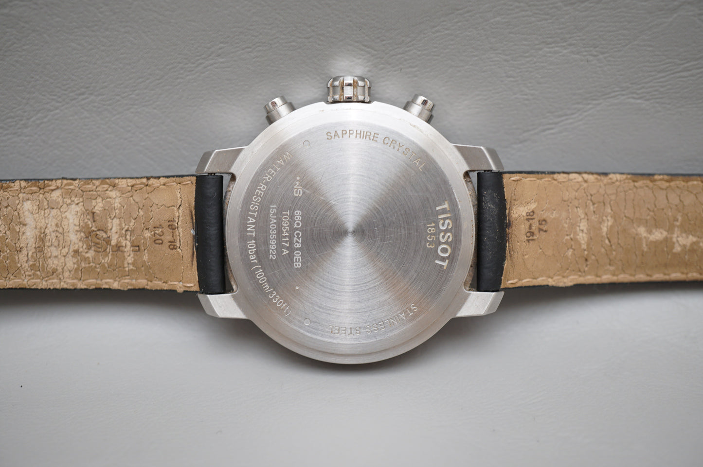 Tissot T095.417.16.037.00 Quickster White Dial Chronograph Tachymeter Quartz Watch