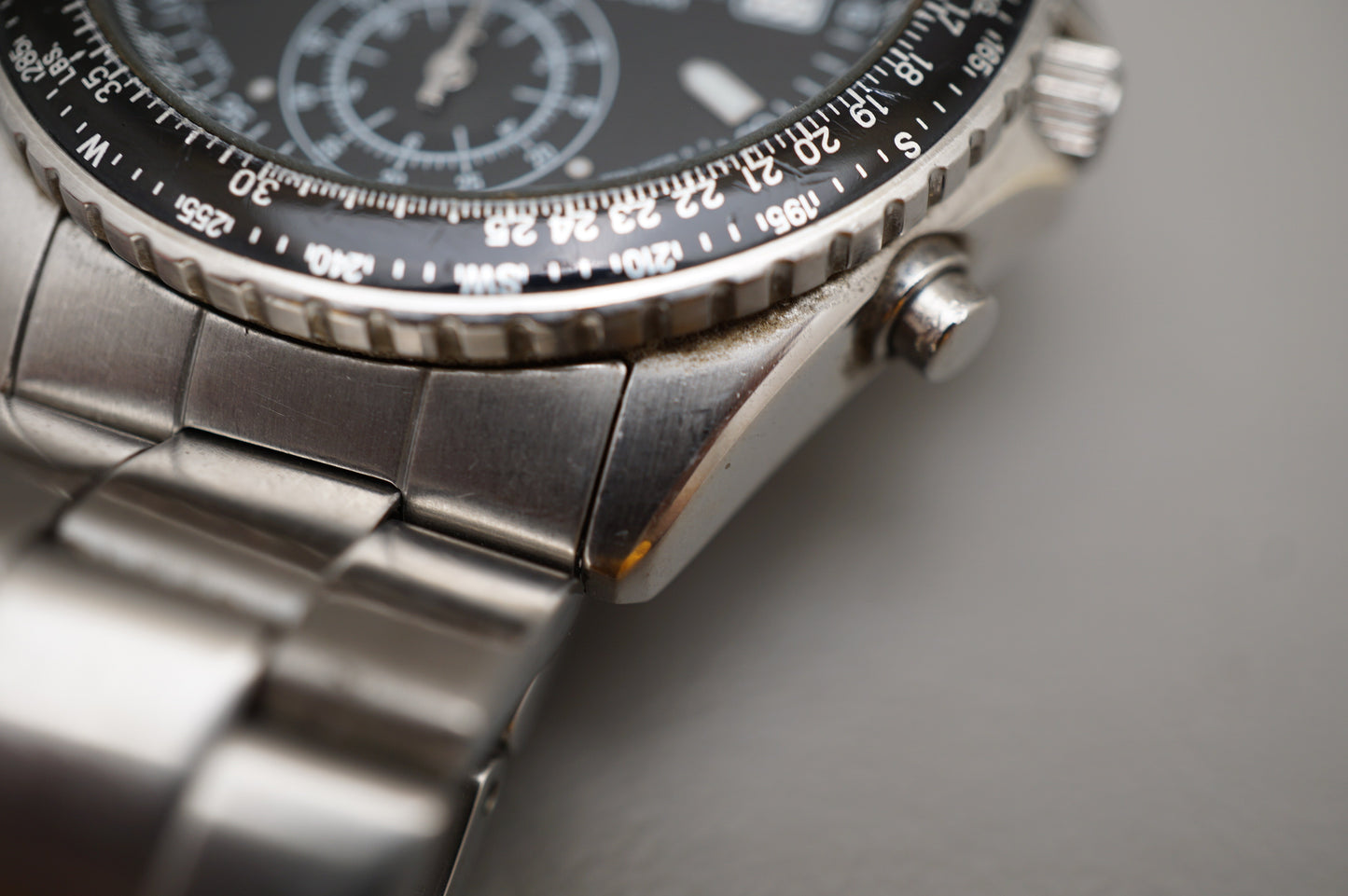 Seiko SND253 7T92 Flightmaster Pilot Chronograph Quartz Watch