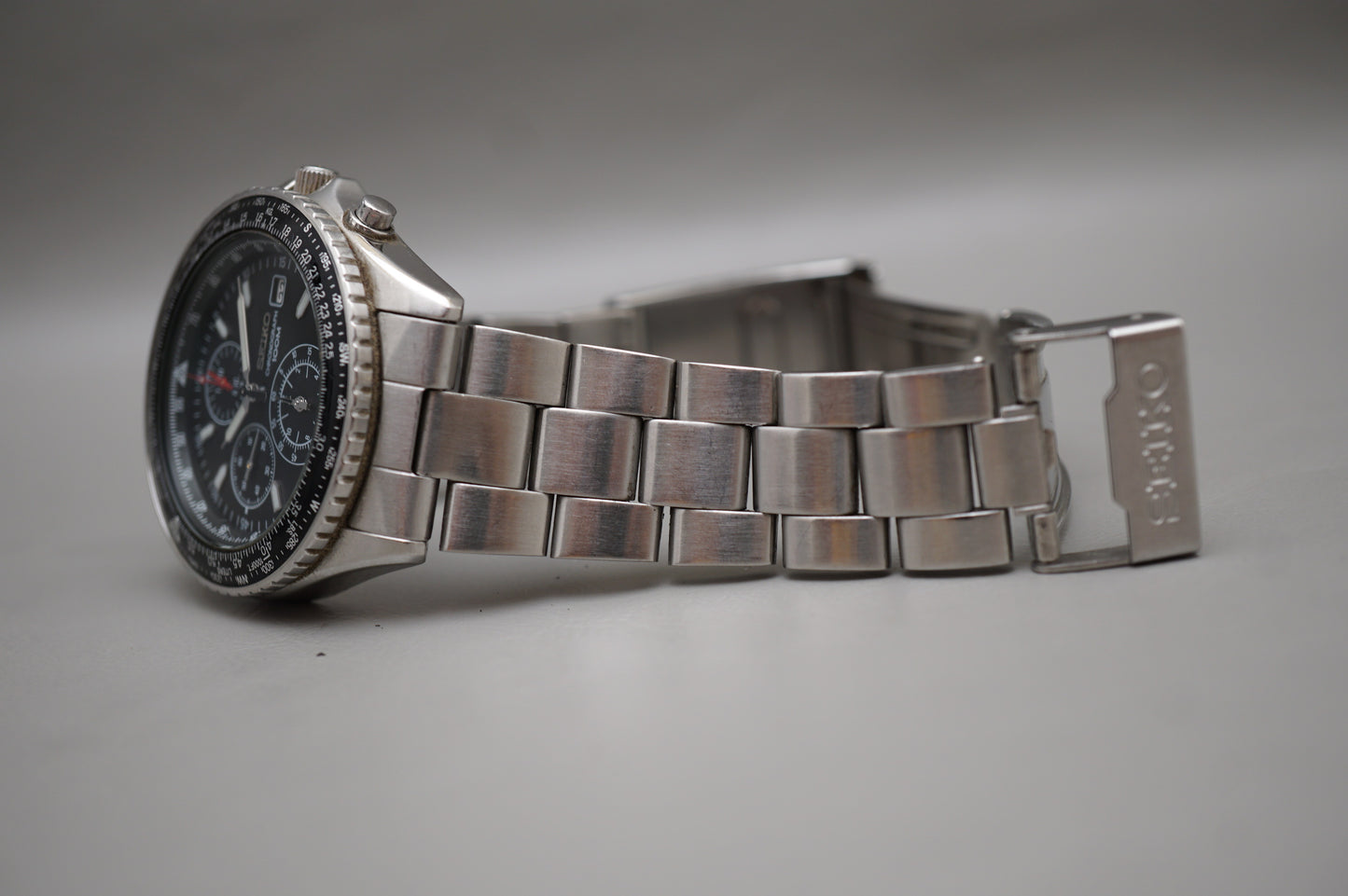 Seiko SND253 7T92 Flightmaster Pilot Chronograph Quartz Watch
