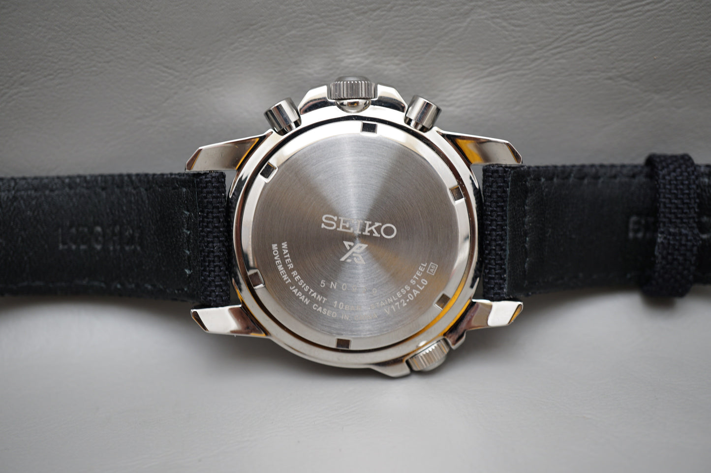 Seiko Prospex SBDL031 V172 Military Alarm Chronograph Solar Quartz Watch