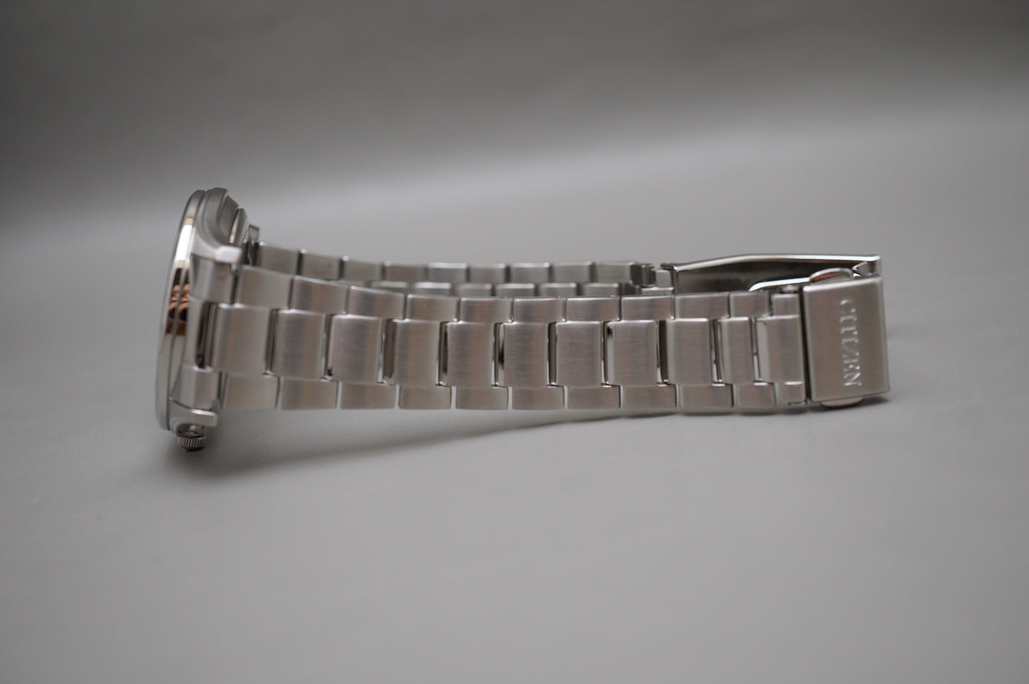 Citizen Eco-Drive H415-S112907 Silver Dial JDM Radio Wave Solar Quartz Watch