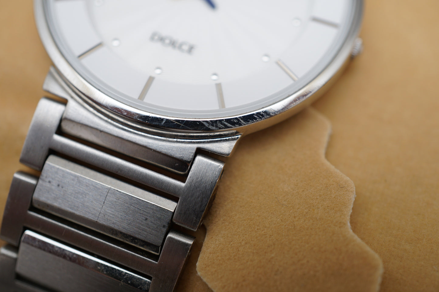 Seiko Dolce SACK015 4J40 White Sunburst Dial JDM Sapphire Quartz Watch