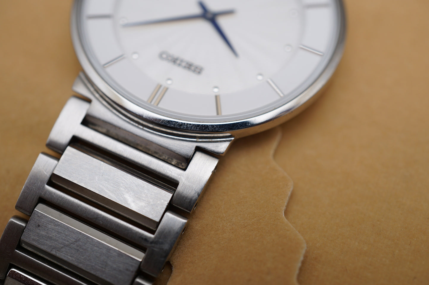 Seiko Dolce SACK015 4J40 White Sunburst Dial JDM Sapphire Quartz Watch