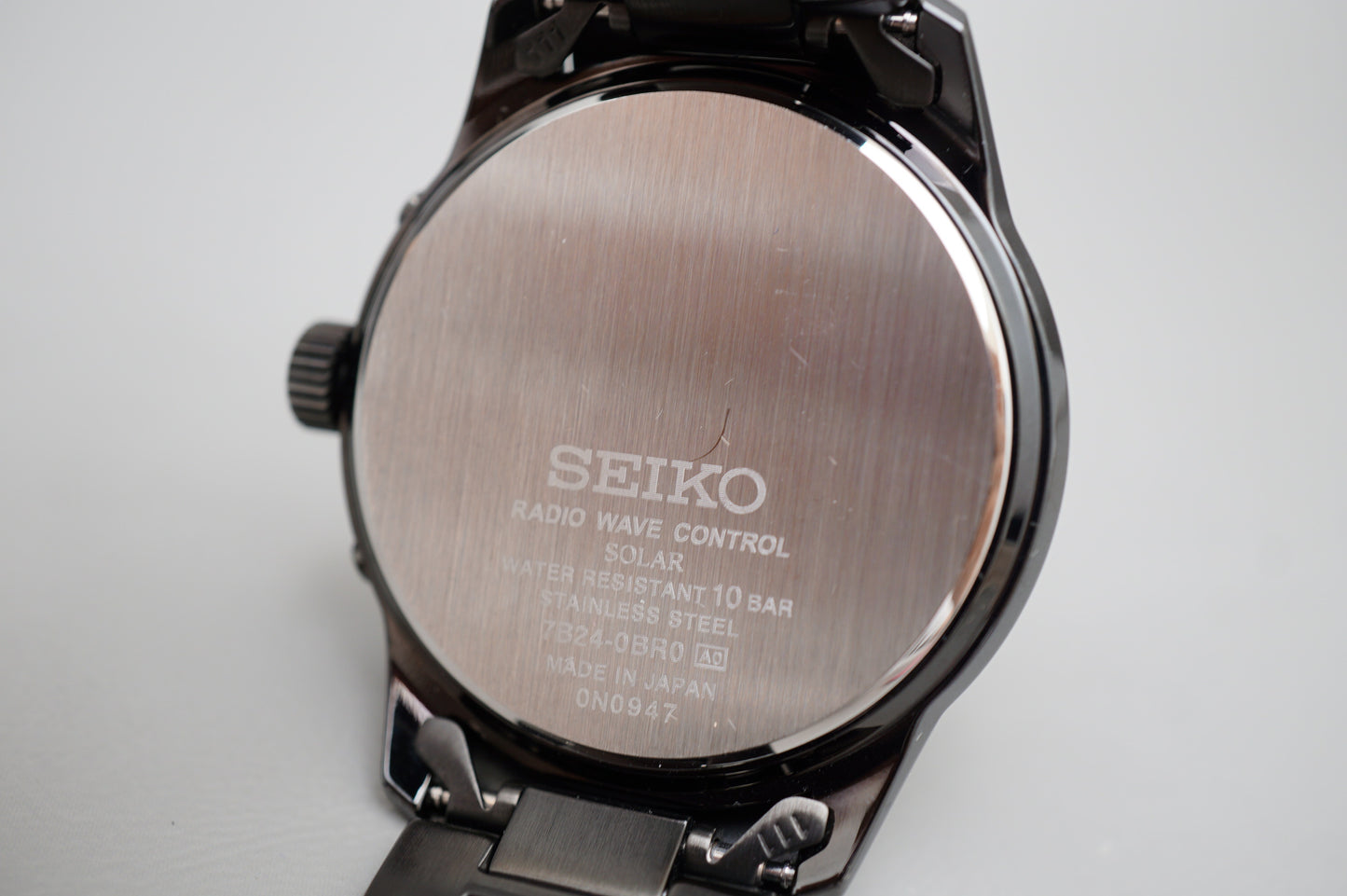 Seiko Selection SBTM257 7B24 Black Tone Radio Wave JDM Solar Quartz Watch
