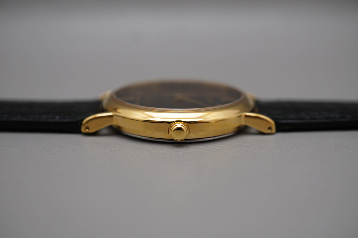 Vintage Seiko 7N21-8A00 Black Gold Tone 1998 Nagano Olympics Quartz Watch