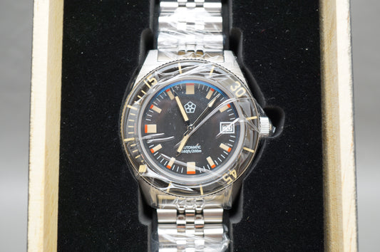 New Famul 40MM Sapphire Evo Edition NH35 Black Dial Automatic 200m Dive Watch