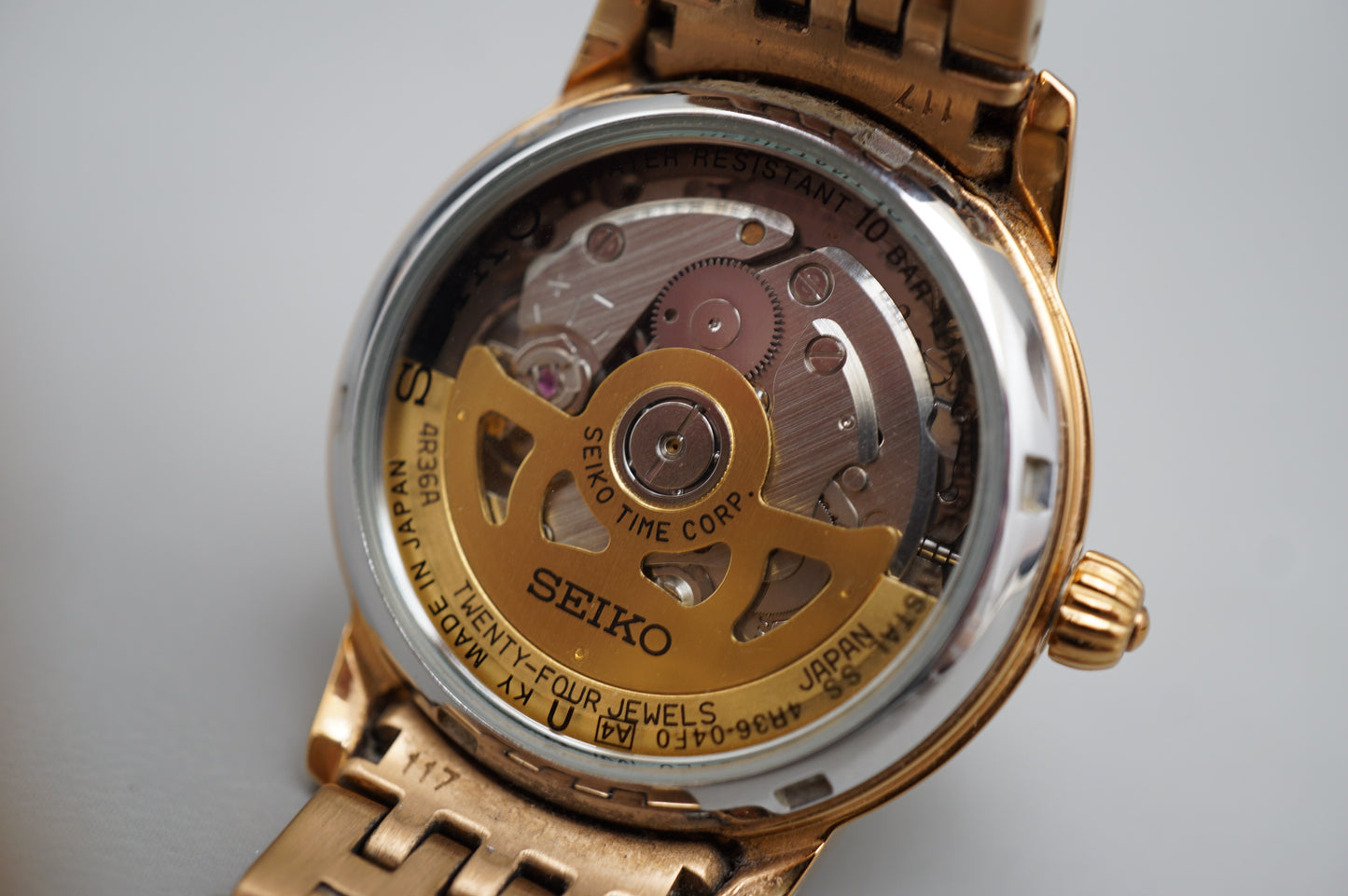 Seiko Presage SRRY016 4R36 Rose Gold Tone 34mm JDM Automatic Watch