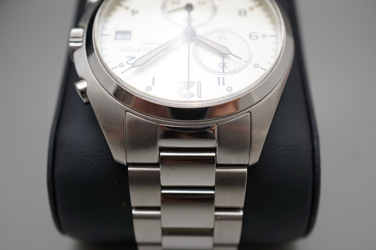 Hamilton Aviation Pilot Pioneer H76512155 Cream Dial Quartz Chronograph Watch