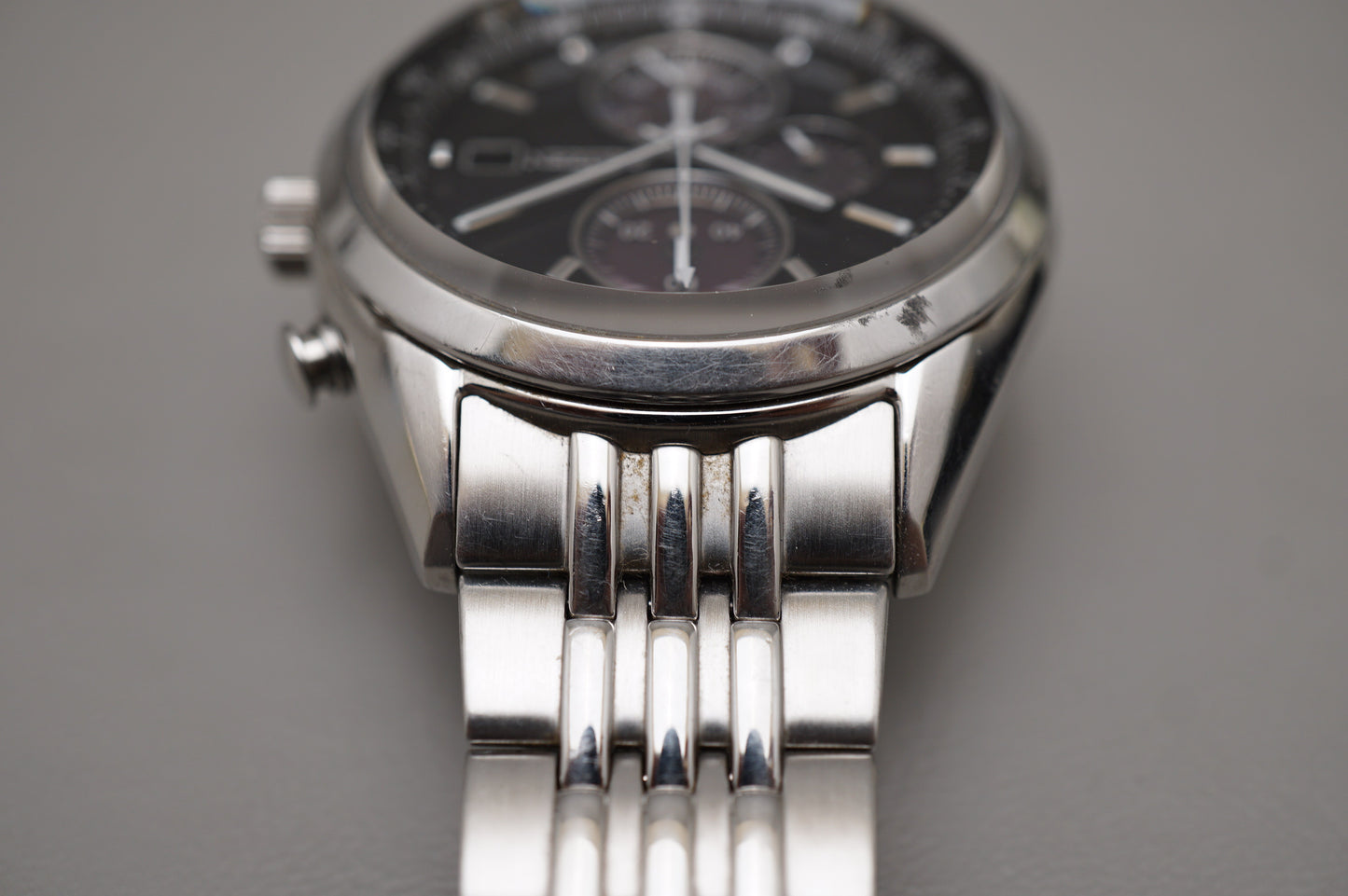 Citizen Eco-Drive B612-S114837 Tachymeter Solar Quartz Chronograph Black Watch