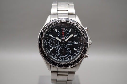 Seiko SND253 7T92 Flightmaster Pilot Chronograph Quartz Watch