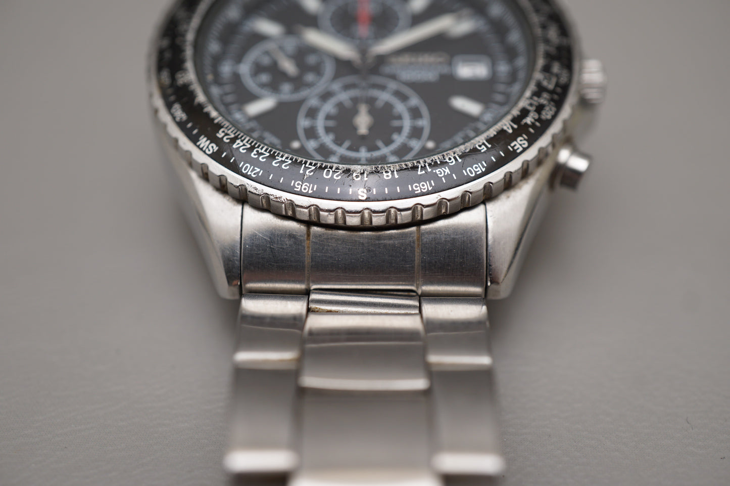 Seiko SND253 7T92 Flightmaster Pilot Chronograph Quartz Watch