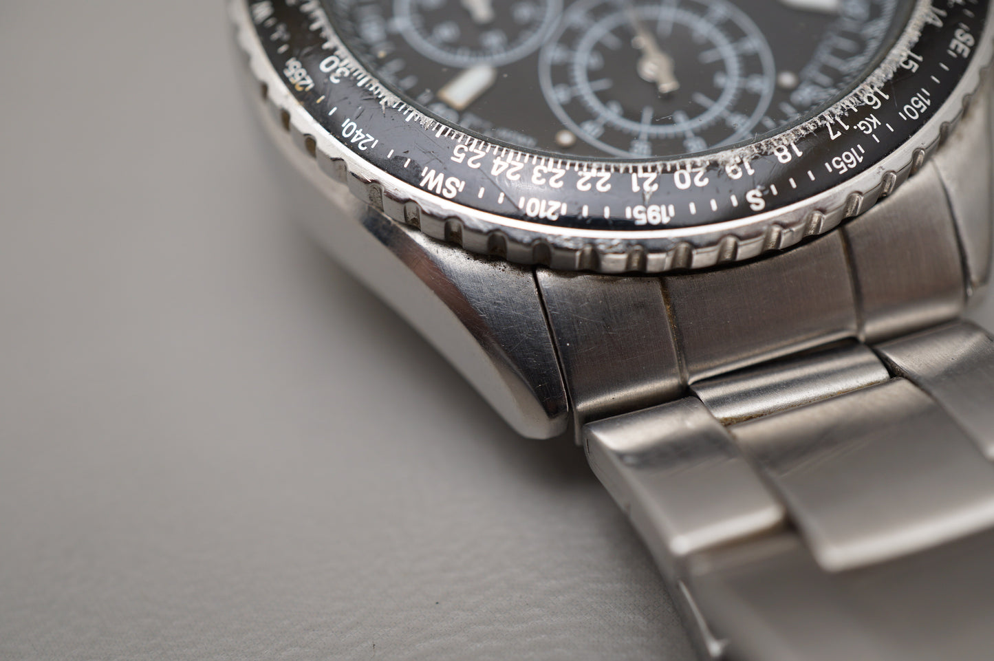 Seiko SND253 7T92 Flightmaster Pilot Chronograph Quartz Watch