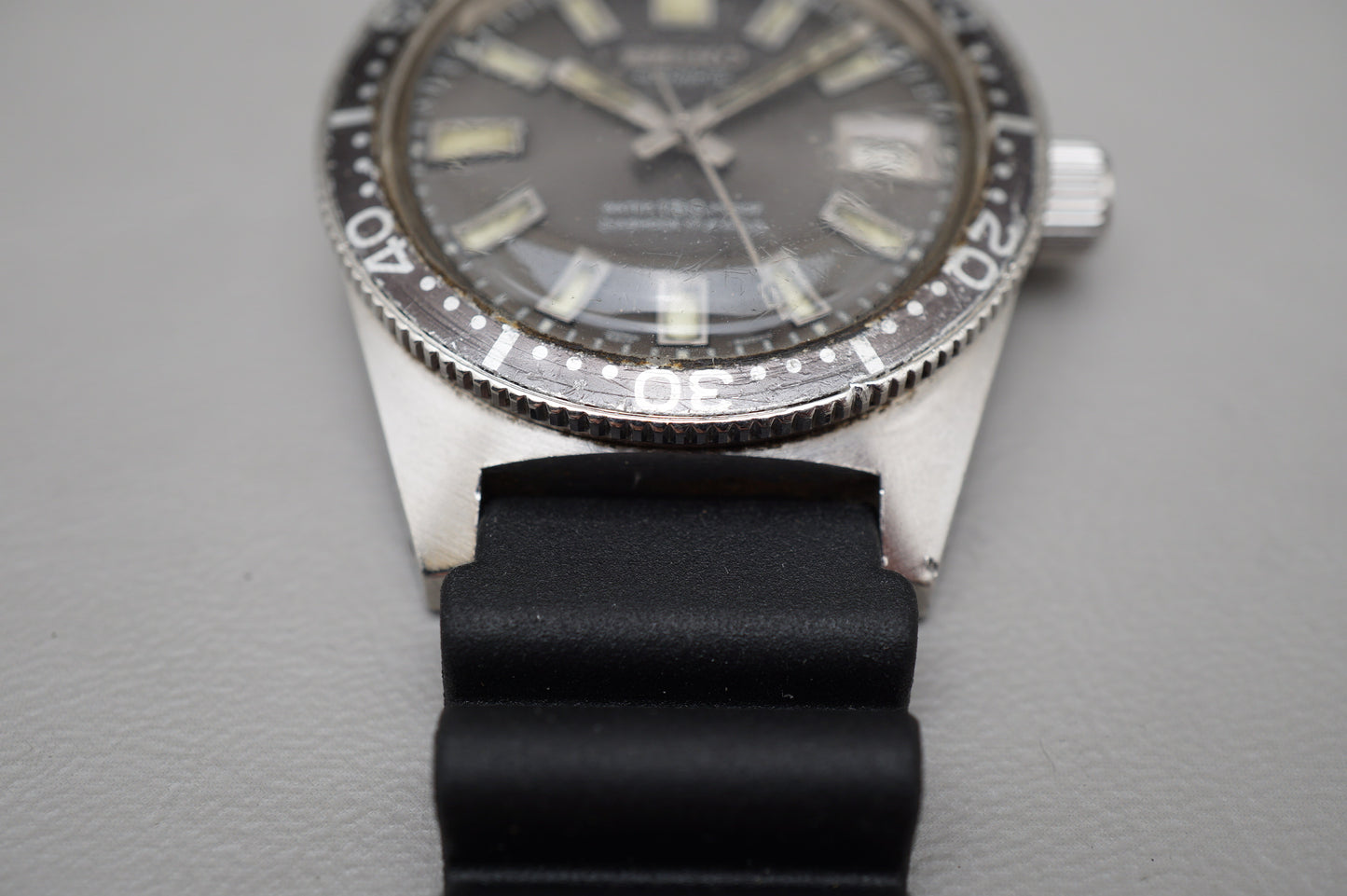 Vintage 1967 Seiko 6217-8001 62MAS Big Crown Horseshoe Automatic Watch