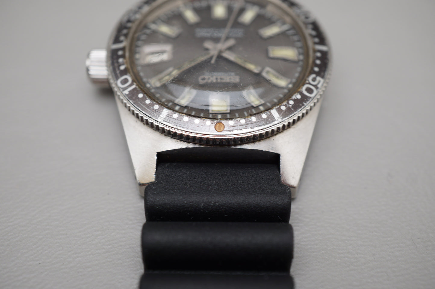 Vintage 1967 Seiko 6217-8001 62MAS Big Crown Horseshoe Automatic Watch