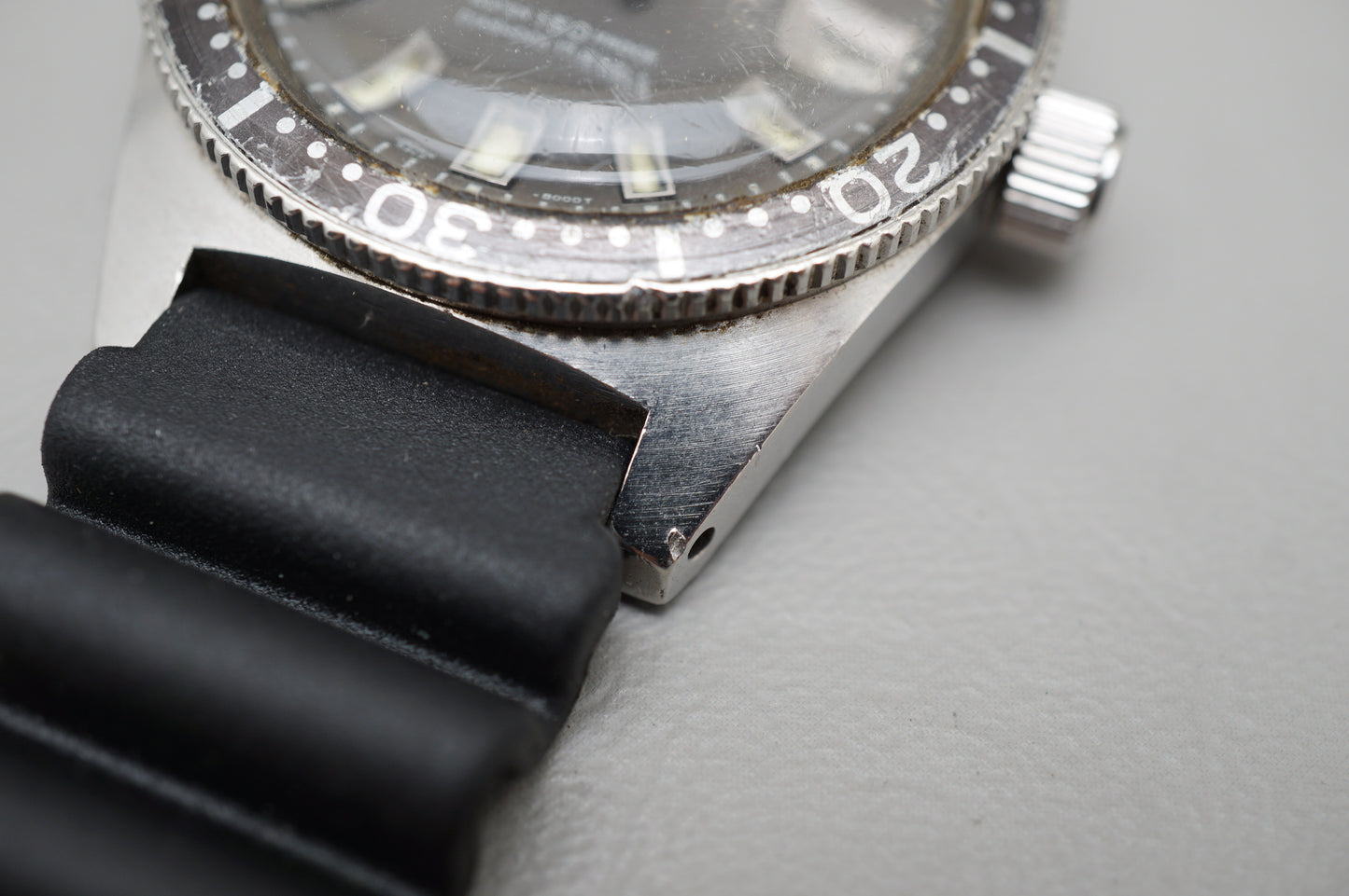 Vintage 1967 Seiko 6217-8001 62MAS Big Crown Horseshoe Automatic Watch