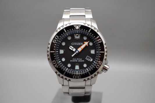 Citizen Promaster E168-S100623 Eco-Drive Black Divers 200M Solar Quartz Watch