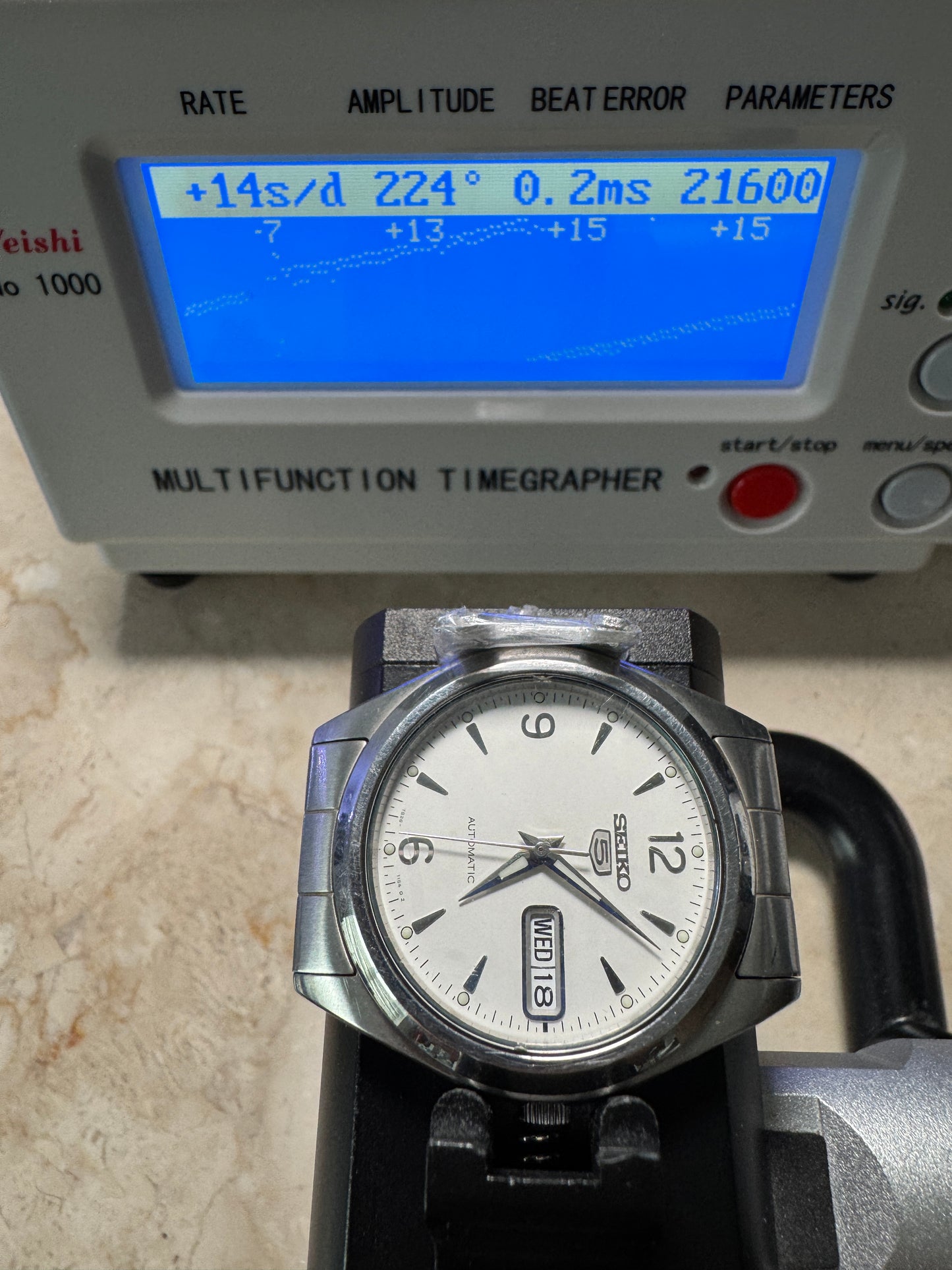 Seiko 5 Sport SNX121 White Dial 37mm Automatic Mechanical Watch