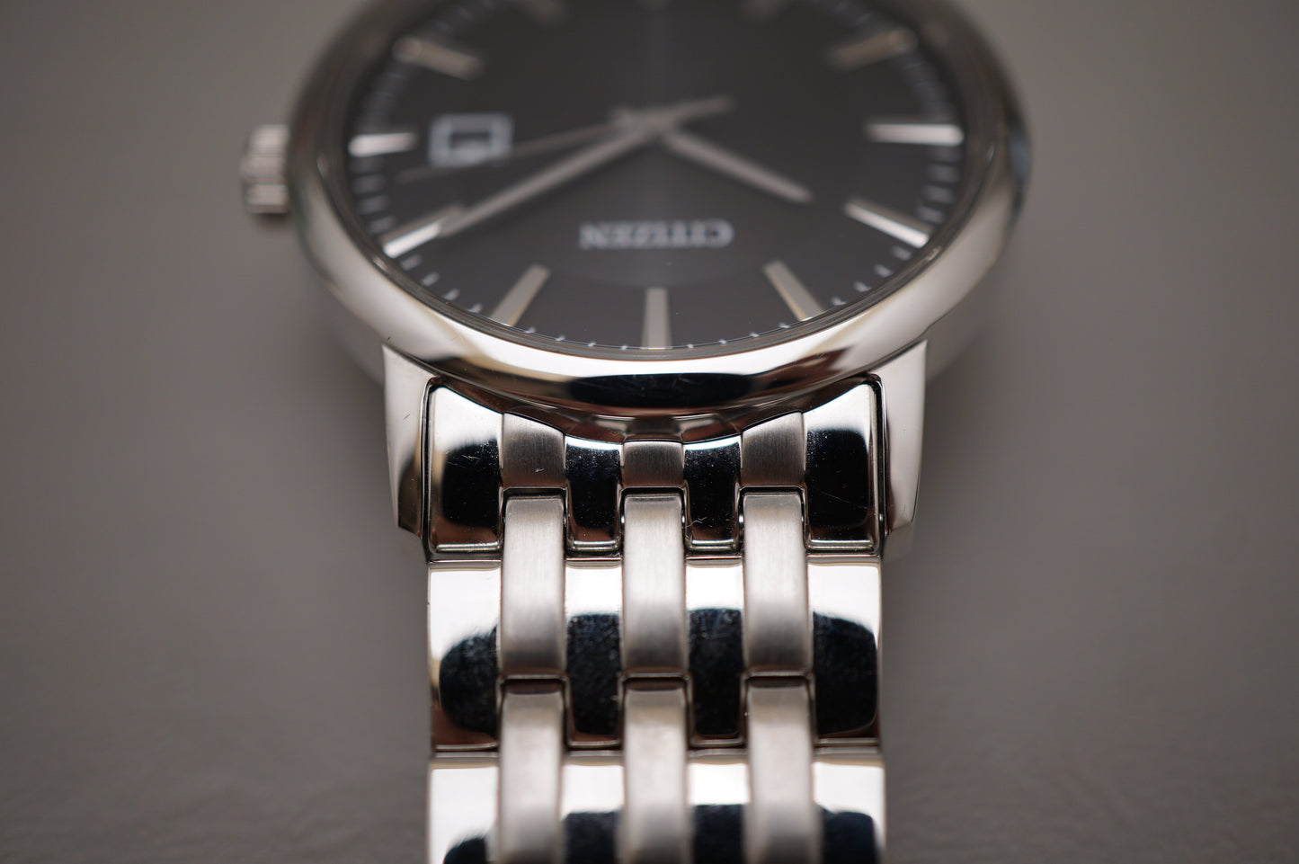 Citizen Eco-Drive E111-S067901 Black Dial Sapphire JDM Solar Quartz Watch