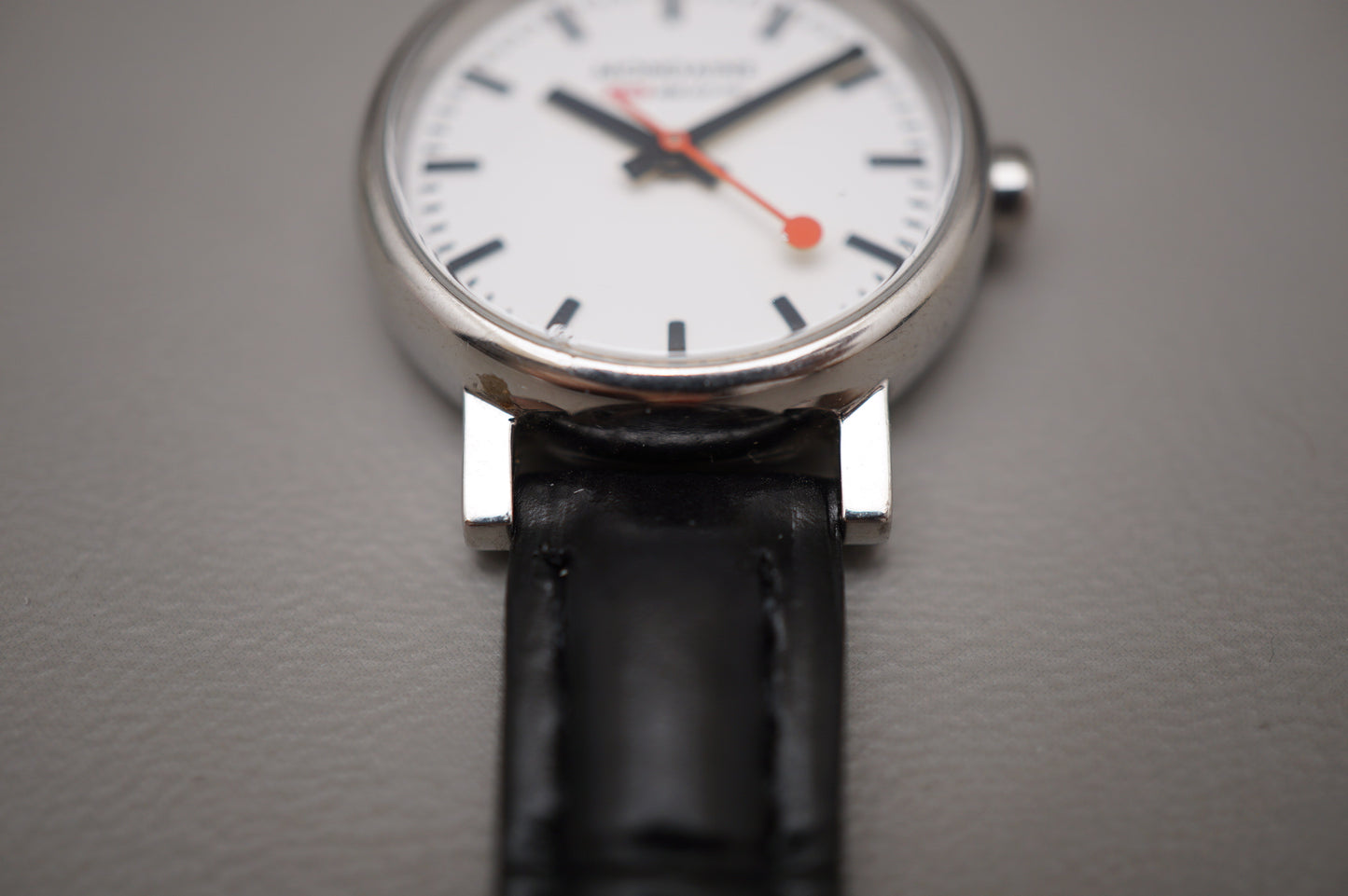 Mondaine 26mm Swiss Railways White Dial Ladies Quartz Watch