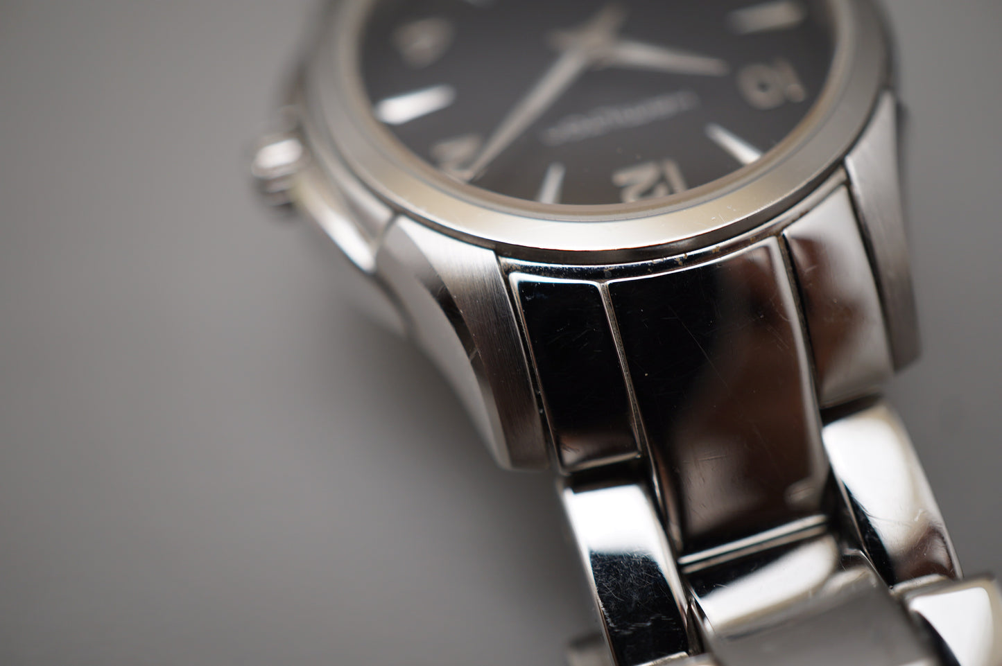 Hamilton Jazzmaster H32211135 Black Dial Swiss Made Ladies Quartz Watch