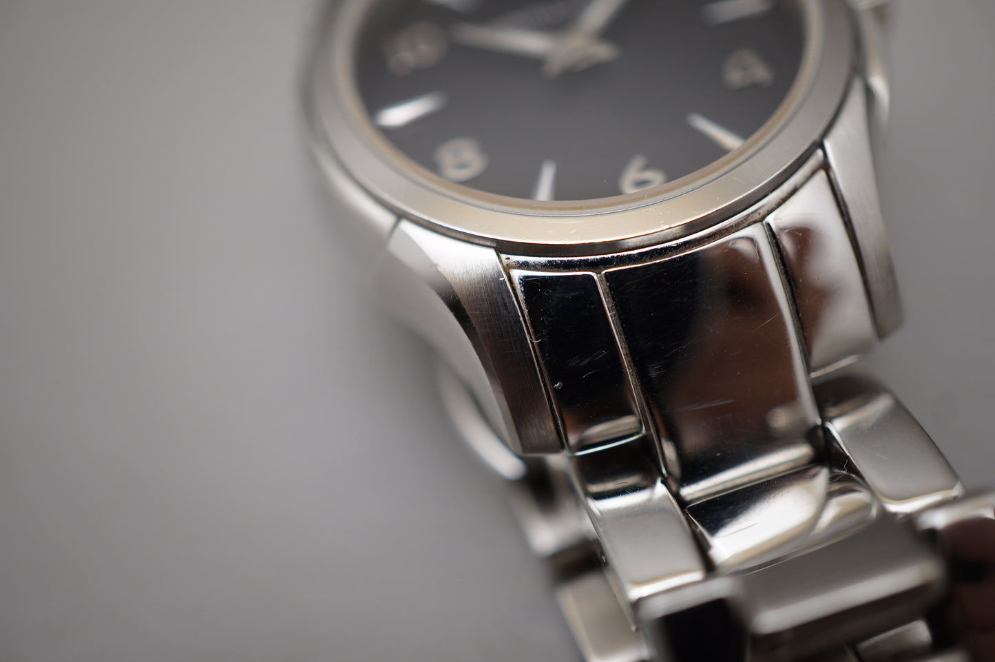 Hamilton Jazzmaster H32211135 Black Dial Swiss Made Ladies Quartz Watch