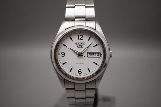 Seiko 5 Sport SNX121 White Dial 37mm Automatic Mechanical Watch