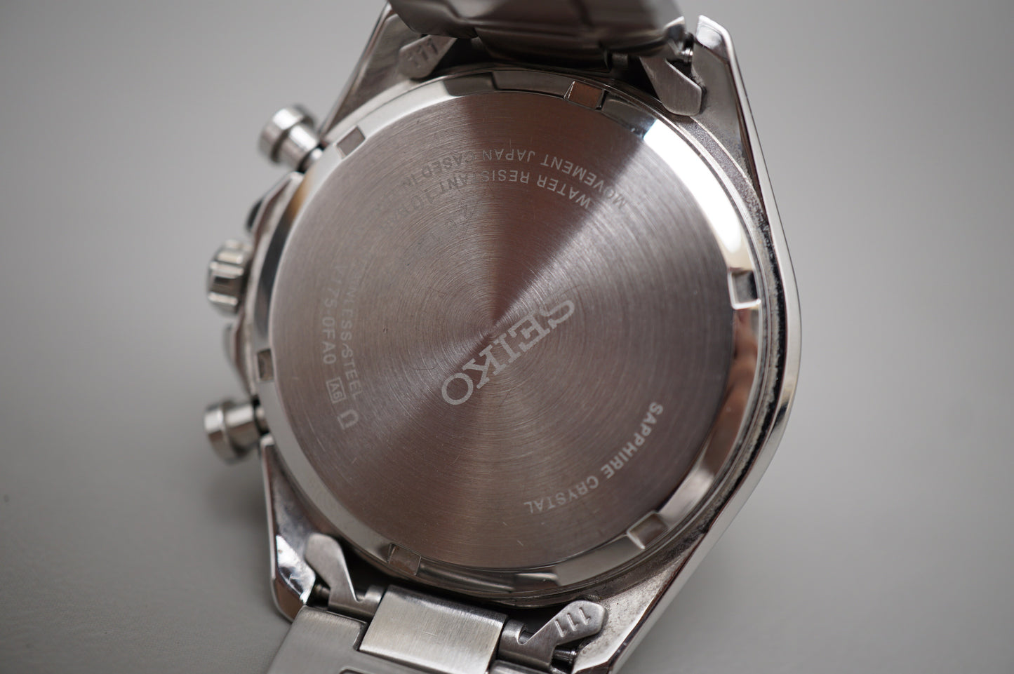 Seiko Selection SBPY165 V175 Solar Chronograph Panda White Dial Quartz Watch