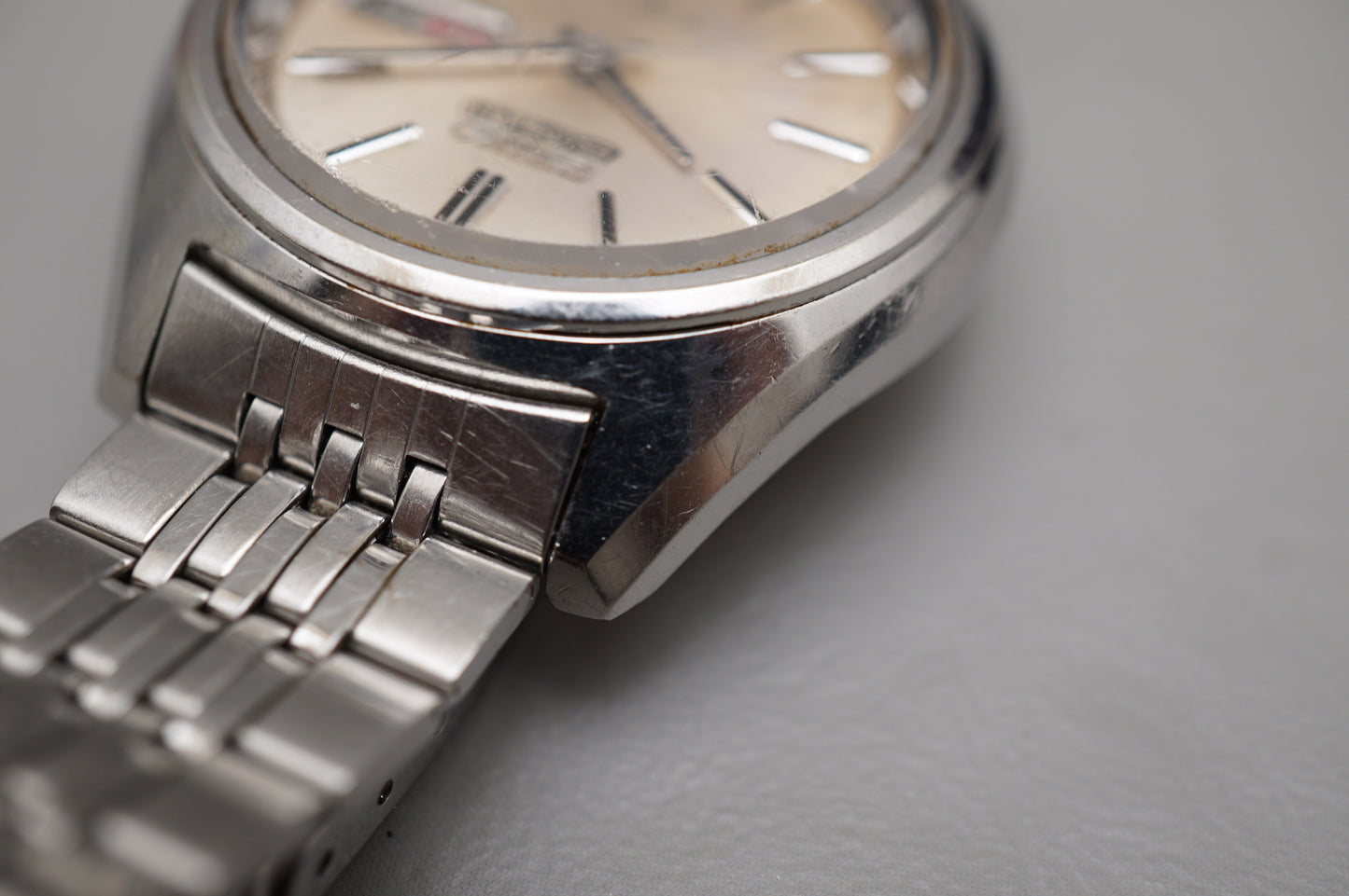 Vintage 1975 Seiko 5 Actus 7019-7060 Champagne Dial JDM Automatic Watch
