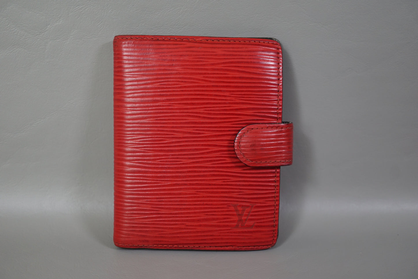 Louis Vuitton Red Epi Mini Agenda R20077 Organizer Planner