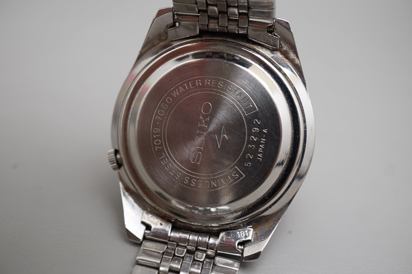 Vintage 1975 Seiko 5 Actus 7019-7060 Champagne Dial JDM Automatic Watch