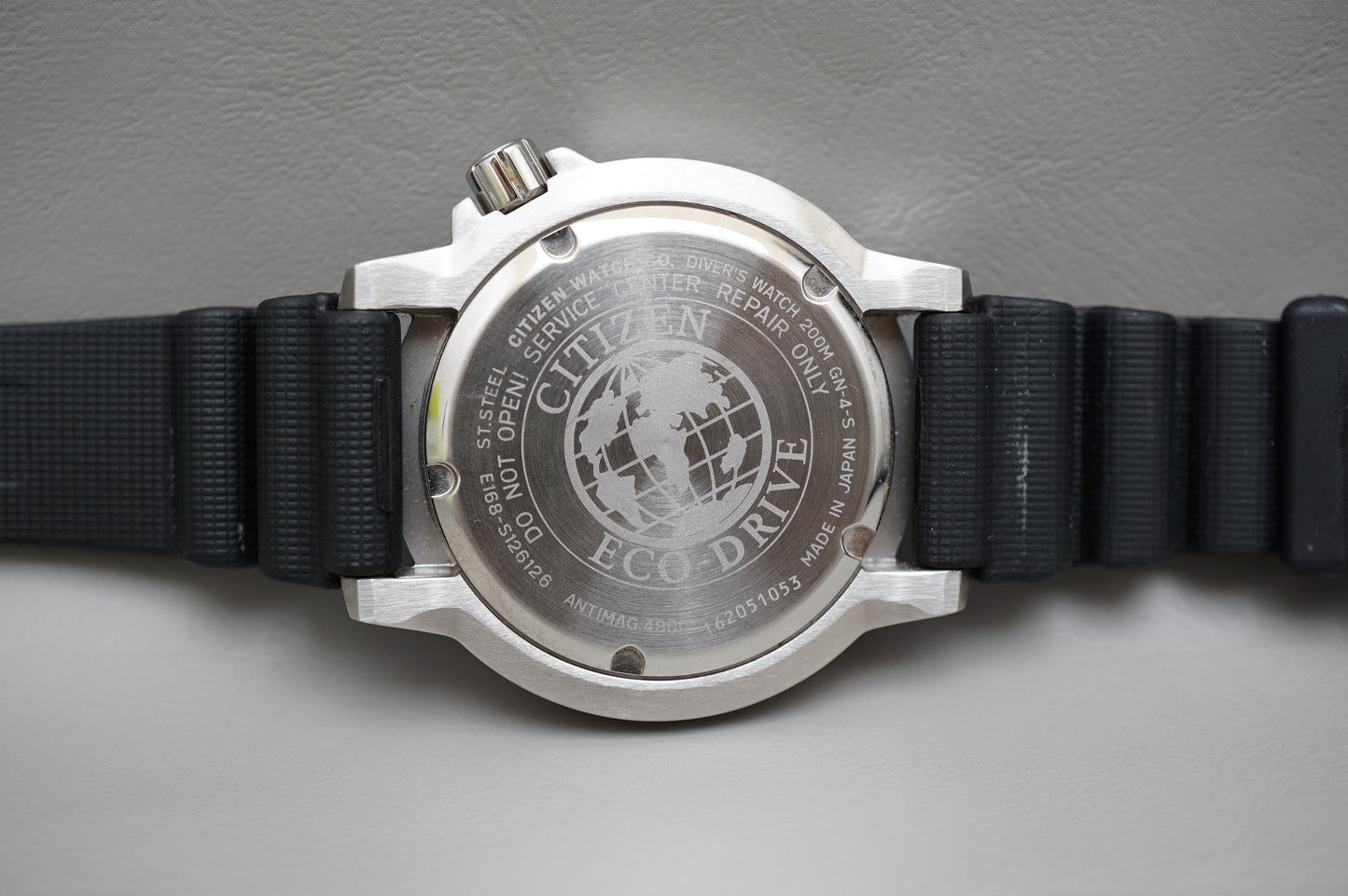 Citizen Promaster E168-S126126 Black Dial Eco-Drive Divers Solar Quartz Watch