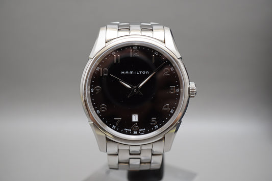 Hamilton Jazzmaster H385110 Black Dial Thinline Quartz Watch