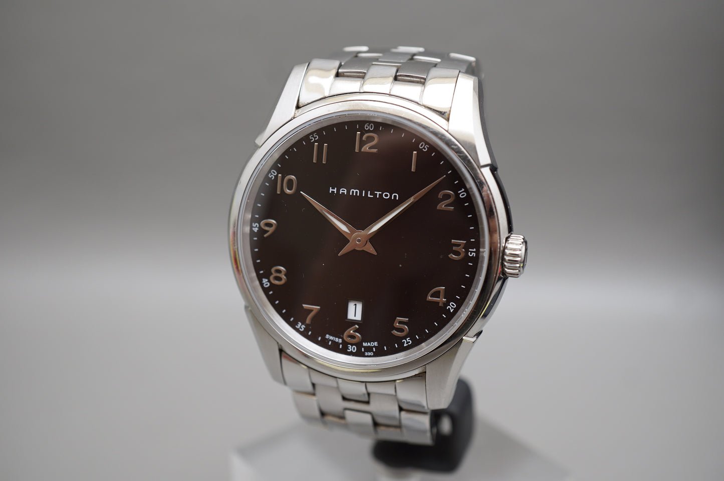 Hamilton Jazzmaster H385110 Black Dial Thinline Quartz Watch