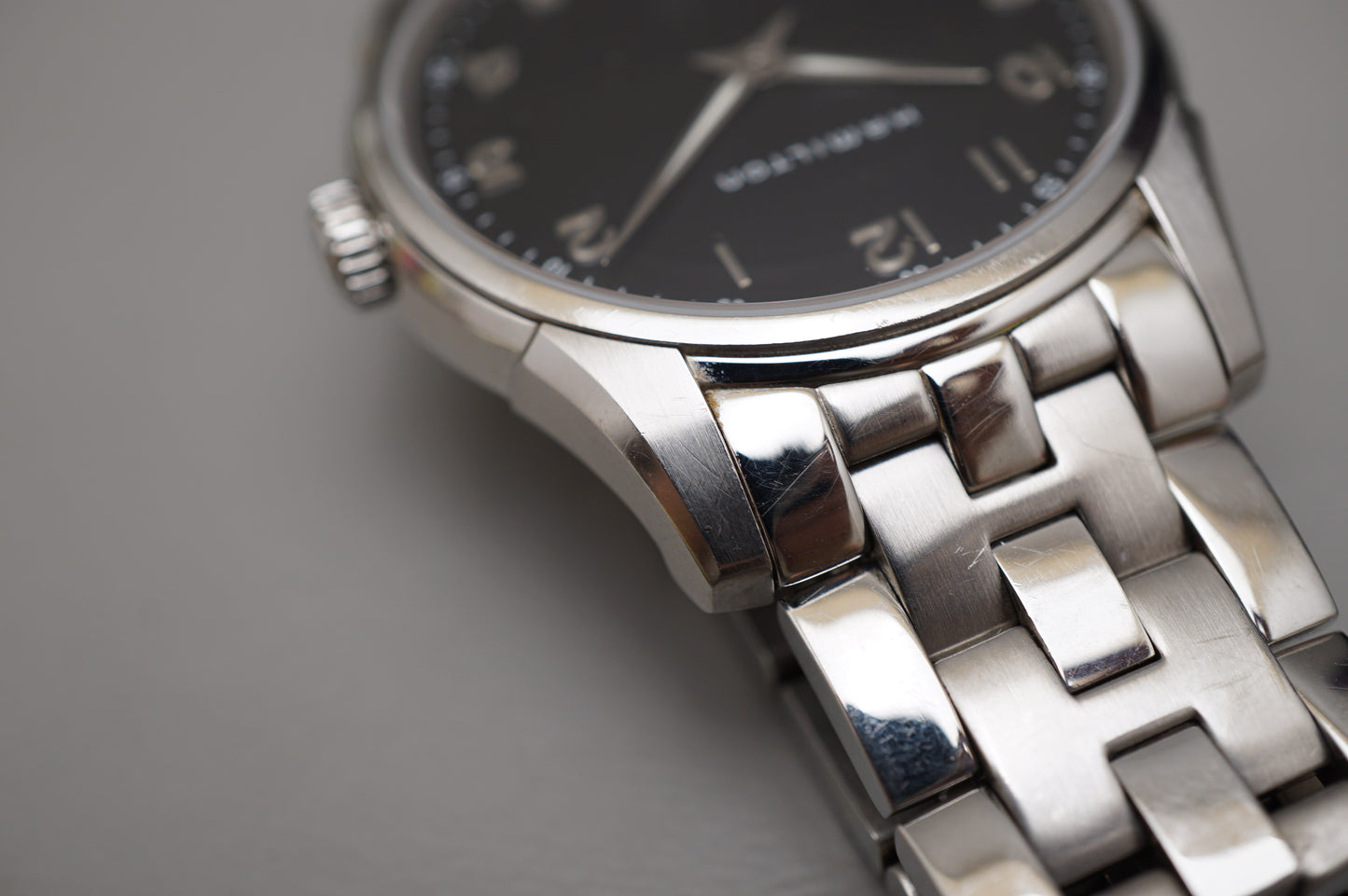 Hamilton Jazzmaster H385110 Black Dial Thinline Quartz Watch