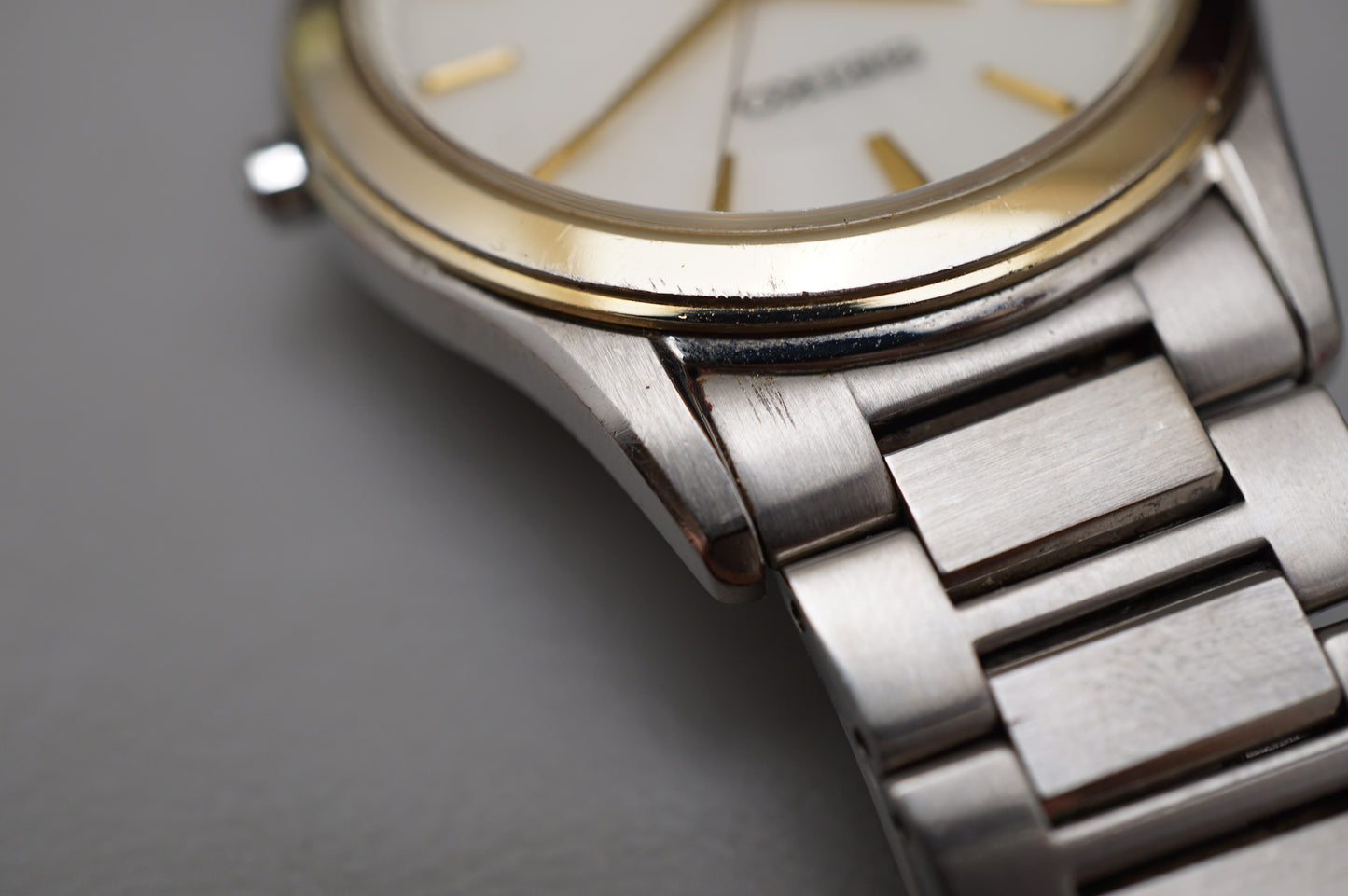 Seiko Dolce SADL014 V131 Two Tone Sunburst Dial Solar JDM Quartz Watch