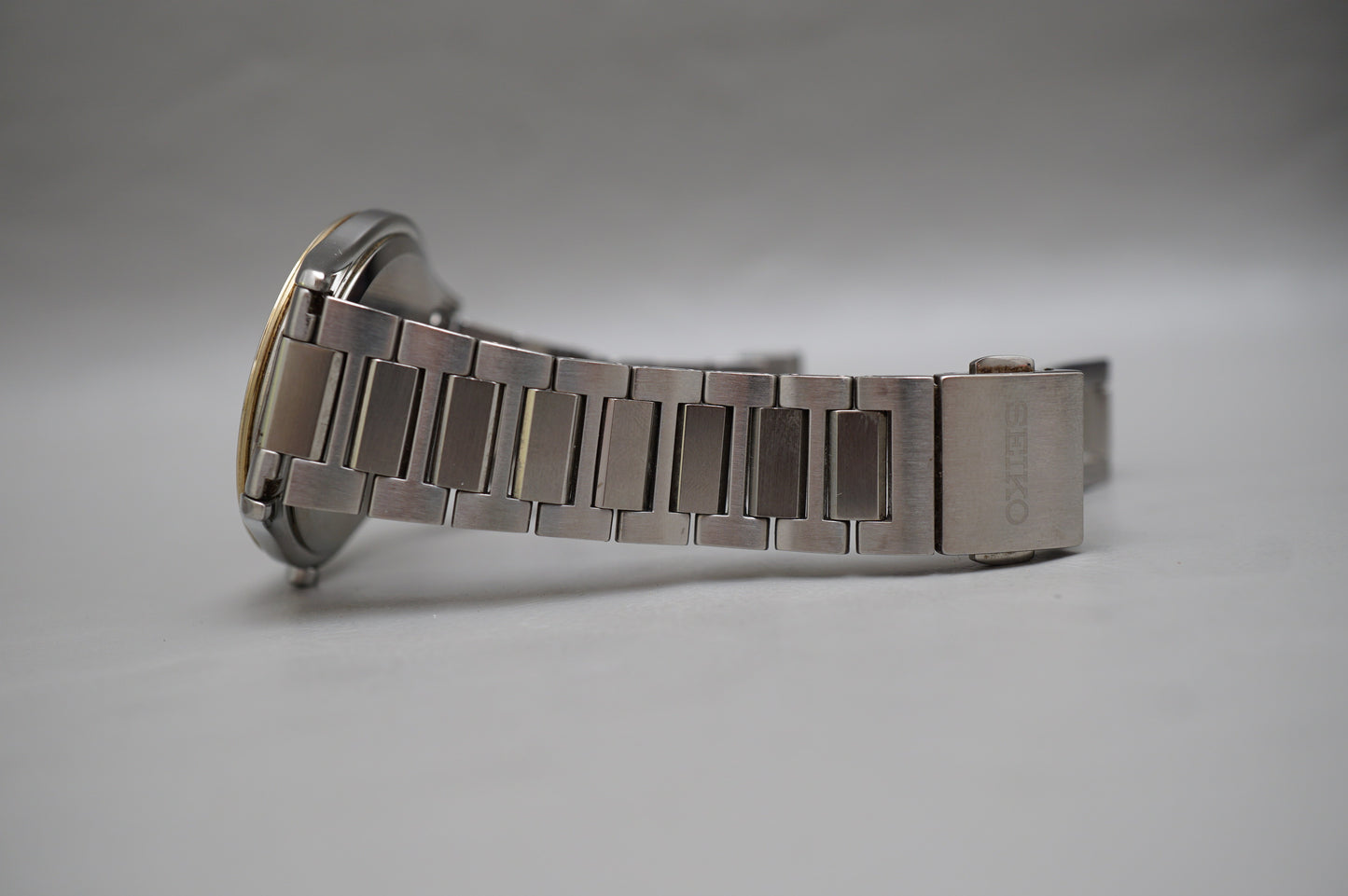 Seiko Dolce SADL014 V131 Two Tone Sunburst Dial Solar JDM Quartz Watch