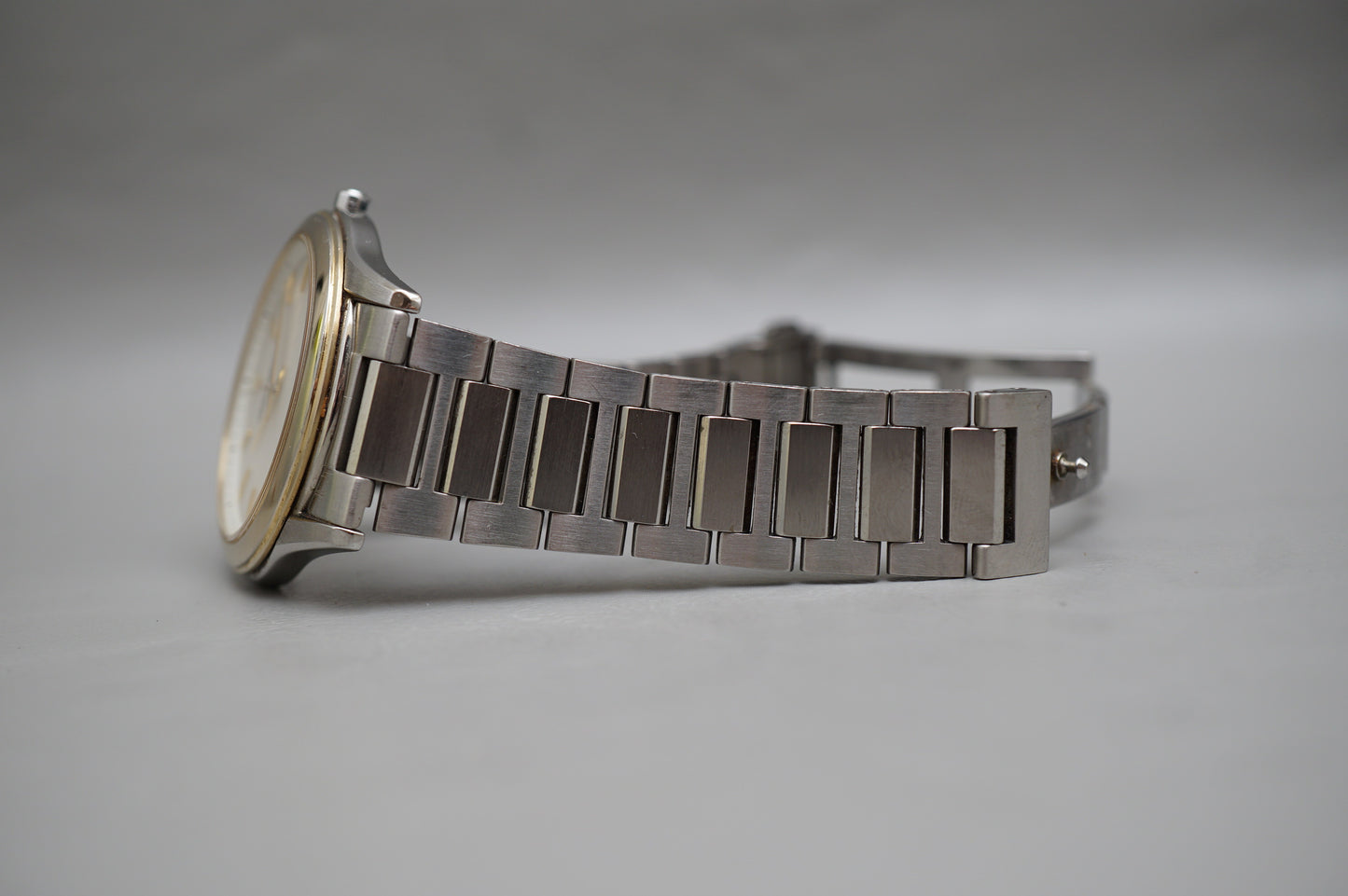 Seiko Dolce SADL014 V131 Two Tone Sunburst Dial Solar JDM Quartz Watch
