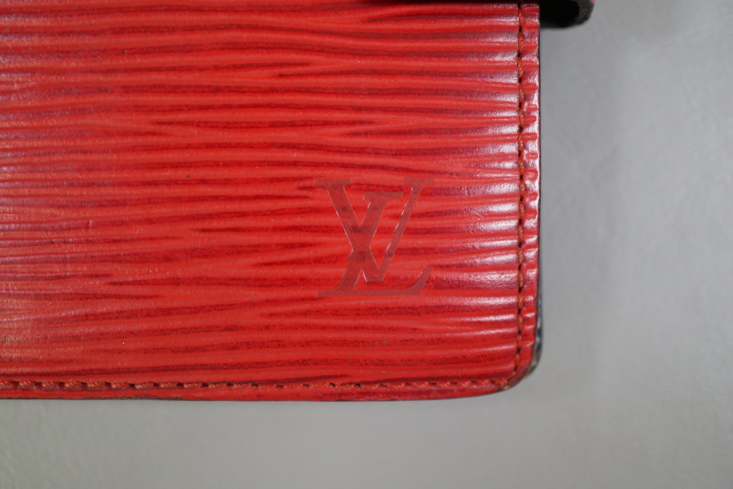 Louis Vuitton Red Epi Mini Agenda R20077 Organizer Planner