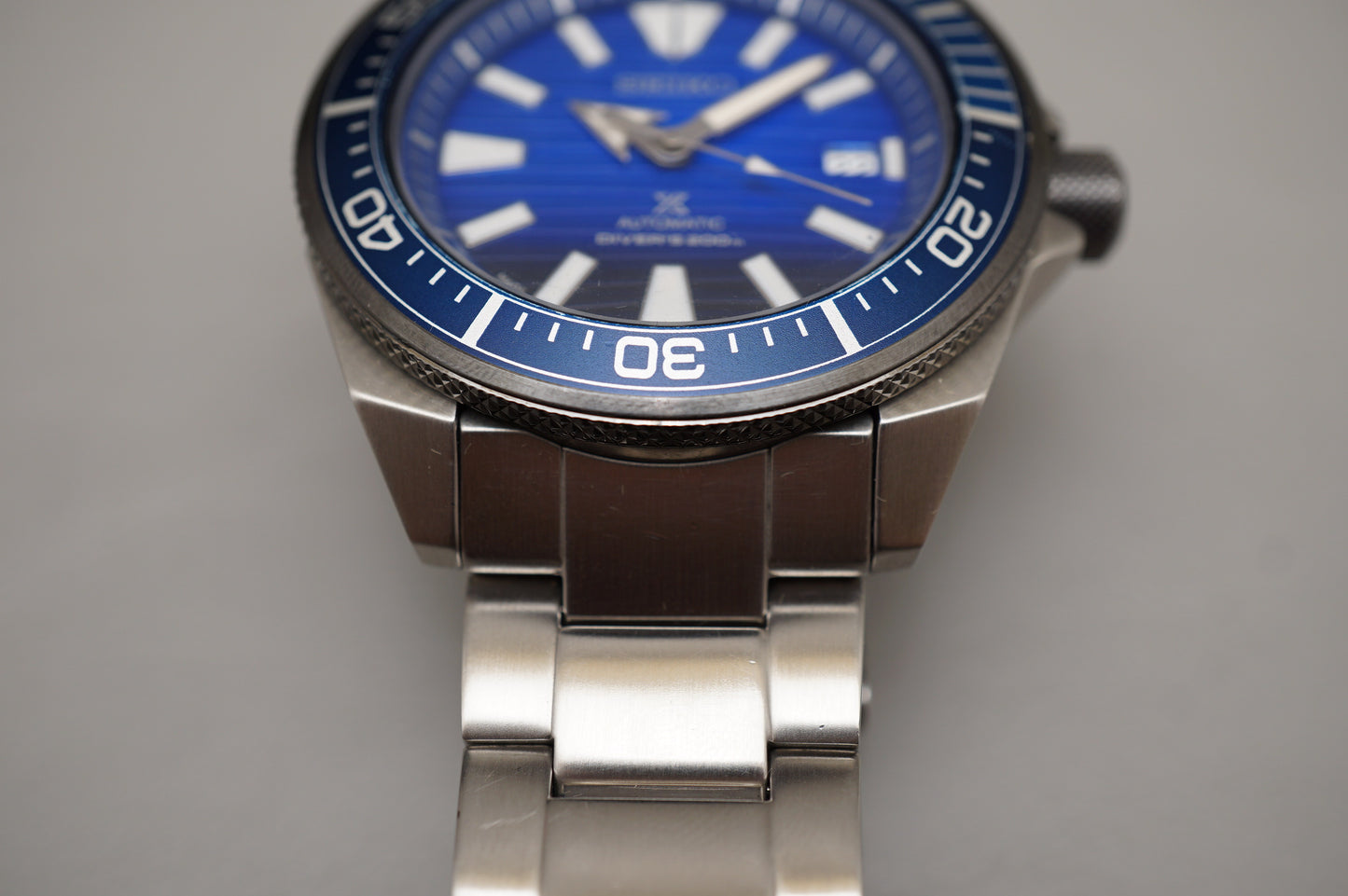 Seiko Prospex SBDY019 4R35 Save The Ocean Blue Dial Samurai Automatic Watch