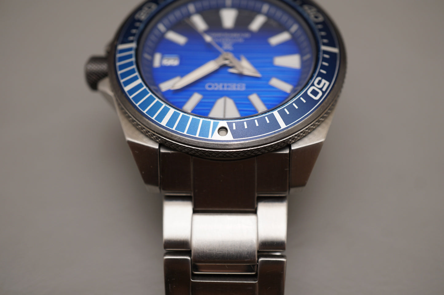 Seiko Prospex SBDY019 4R35 Save The Ocean Blue Dial Samurai Automatic Watch