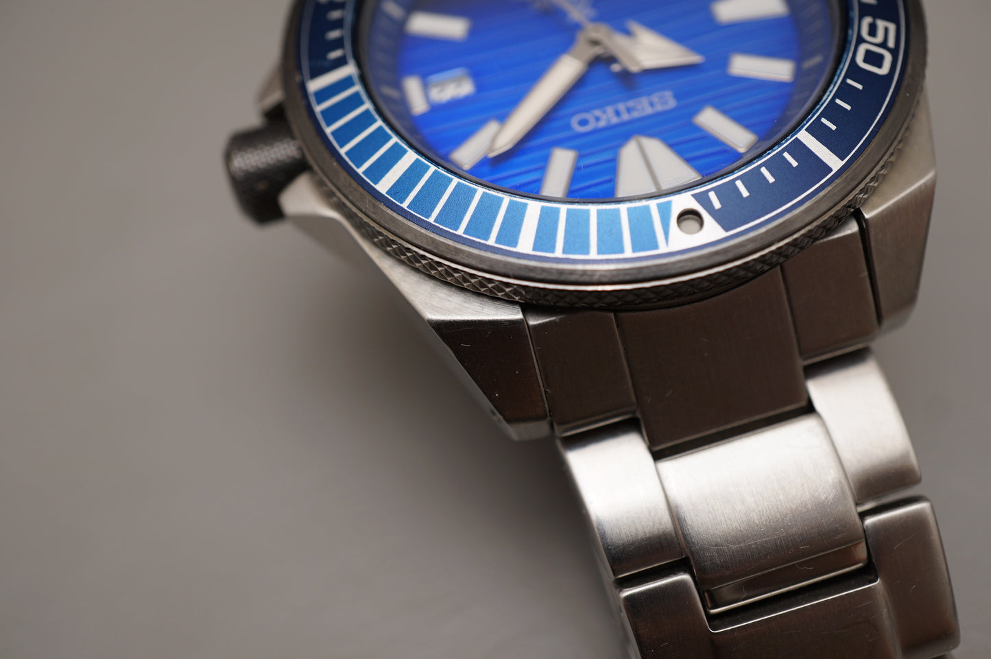 Seiko Prospex SBDY019 4R35 Save The Ocean Blue Dial Samurai Automatic Watch